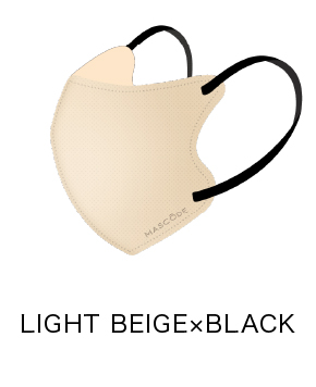 LIGHT BEIGE × BLACK