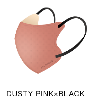 DUSTY PINK × BLACK