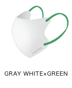 GRAY WHITE × GREEN