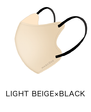 LIGHT BEIGE × BLACK